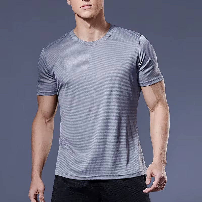 Mens Jogging T-Shirts Quick Dry Compression Sport T-Shirt Fitness Gym Running Shirts Soccer Shirts Men'S Jersey Sportswear